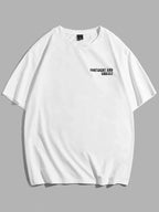 Confident And Unruly Attitude Determines Direction Men T Shirt Cotton Shirt Street Loose T-Shirts Summer Breathable Short Sleeve