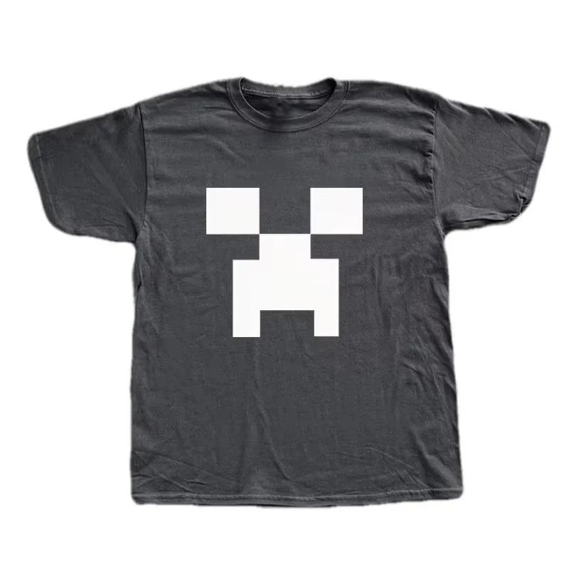 Men Clothing Tshirt Goth Cotton tee Y2k Clothes Women T Shirt 90s Vintage Clothing Female Gothic Star Girl Kid Tshirt Kitty Emo