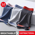 MiiOW Dry Breathable Summer Men's Panties Set Seamless Sexy Men Underwear Boxers Cotton Crotch Man Underpants Male Boxer Briefs