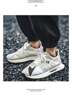 Fashion Designer Men Shoes Dissolve Thick Shoes Casual Sneakers Men Platform Trend  Chunky Sneakers Walking Shoes