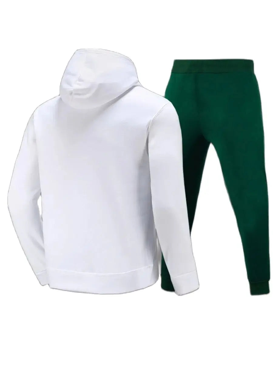 LW Plus Size Women Hooded Tracksuit Sports 2 Pieces Set Letter Print Kangaroo Pocket Tracksuit Set Sweatshirts Pullover Pants Su