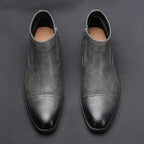 Comfortable Ankle Leather Boots For Men Boots For Men Fashion Brand