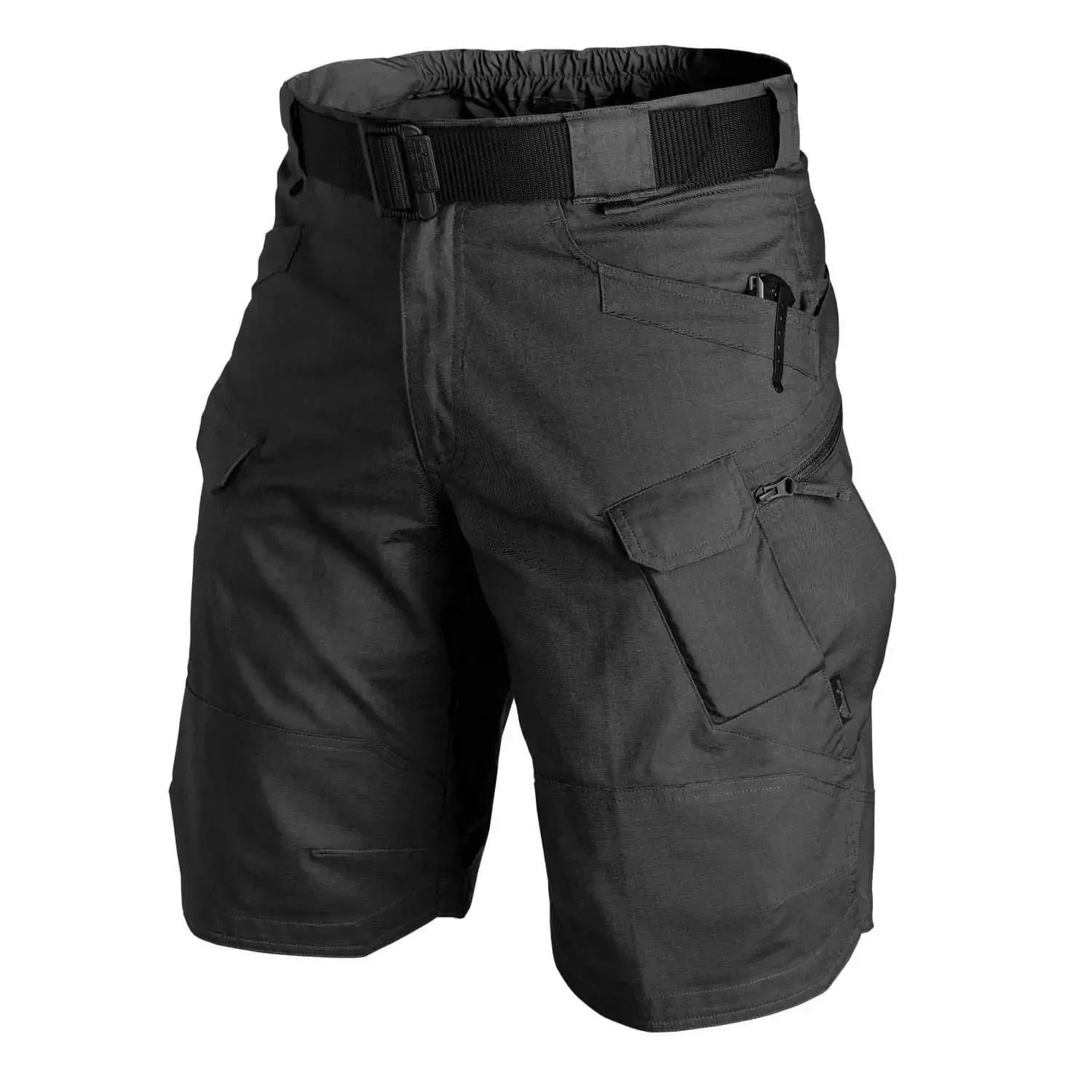 Men's Tactical Shorts With Multi Pockets, Casual Durable Waterproof Cargo Shorts For Outdoor Hiking Trekking