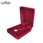 Wholesale Black Velvet Wedding Bride Jewelry Necklace Pendant Box Gift Colar Earrings Trinket Display Case Holder Organizer