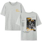 Don'T Dream Your Life Live Your Dream Men Clothes Fashion Summer T-Shirts Streetwear 100% Cotton Loose Tops Breathable Tee