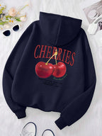 Cherries Cosh Valentine Funny Print Hoody Men Women Hip Hop Pullover Hoodie Loose Warm Sweatshirt Fashion Fleece Clothing Couple