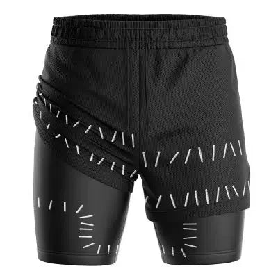 Deku My Hero Academia 2-in-1 Performance Shorts Shorts Cartoon Sports Fitness Shorts Anime Casual 3D Printing