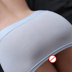 Dazzling Women's Ice Silk Sheer Nightclub Mini Tube Dress Perfect Party Wear for Enticing Appeal and Unmatched Comfort