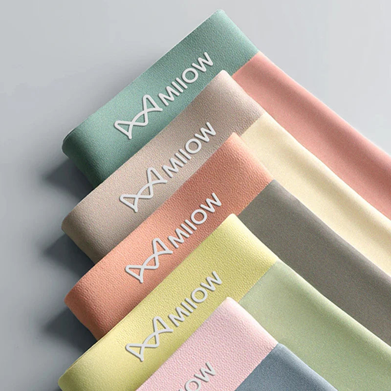 MiiOW Dry Breathable Summer Men's Panties Set Seamless Sexy Men Underwear Boxers Cotton Crotch Man Underpants Male Boxer Briefs