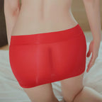 Dazzling Women's Ice Silk Sheer Nightclub Mini Tube Dress Perfect Party Wear for Enticing Appeal and Unmatched Comfort