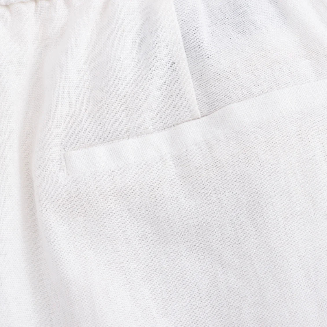 TRAF Women Fashion Spring Summer Lace-up Linen Blended Straight Pants Pocket Office Lady Chic High Waist Trousers Mujer