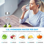 Hydrogen Water Bottle Generator Hydrogen Rich Health Cup Alkaline Ionizer USB Rechargeable Portable hydrogen Water Ionizer