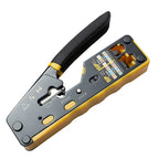 ZoeRax RJ45 Crimping Tool Ethernet Crimper for Cat6 Cat5 Cat5e RJ45 Pass Through Connectors and RJ12 Ends
