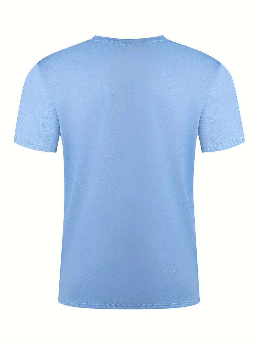 Summer men's 100% pure cotton casual loose fit plus size moon landing pattern printed round neck short sleeved T-shirt top