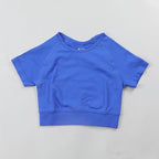 Impact Crop Top Women Short Sleeve Yoga Shirts Slim Fit Seamless Workout Top T-shirt Gym Clothes Woman Sportwear