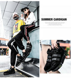 Wudao student couple sports board shoes Women's new non-slip thick soled sports shoes men ventilated Velcro casual shoes