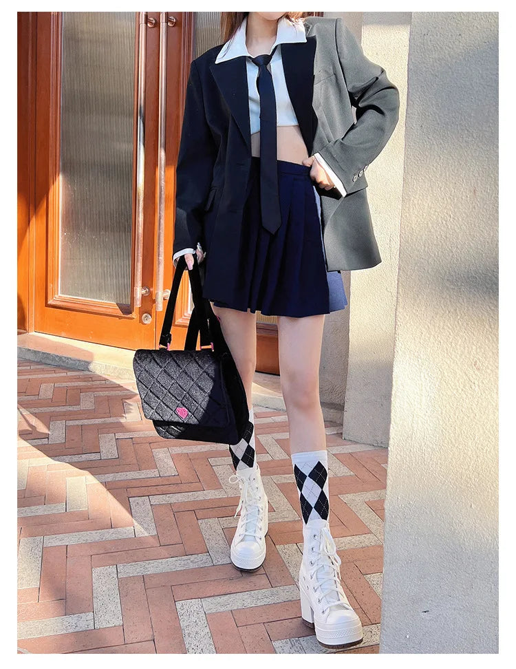 Women Platform Sneakers Canvas Shoes Personalized Luxry Heels Skateboard Lace Up Casual Fashion Outdoor Sneakers Plus Size 36-42