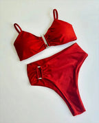 Bandeau Bikini Push Up Women Swimsuits 2024 Sexy Female Swimwear Brazilian Bikini Set Thong Biquini Swim Suits Solid Beachwear