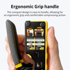 ZoeRax RJ45 Crimping Tool Ethernet Crimper for Cat6 Cat5 Cat5e RJ45 Pass Through Connectors and RJ12 Ends