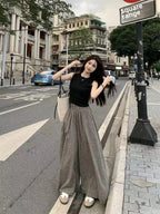 Summer Women's Fashion Slimming Cute Matching Set Conceal Meat Two-Piece Set Cool plus Size Age-Defying Chinese Brand