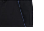 Men's Elastic Straight Pants Business Casual Long Suit Pants Male Formal Trousers Solid Colors Black BLue