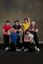 Men's T-Shirts Sports Fitness Trainer Clothe Quick Dry Breathable Stretch Tights Joggers Outdoor Casual Short Sleeves