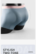 MiiOW Dry Breathable Summer Men's Panties Set Seamless Sexy Men Underwear Boxers Cotton Crotch Man Underpants Male Boxer Briefs