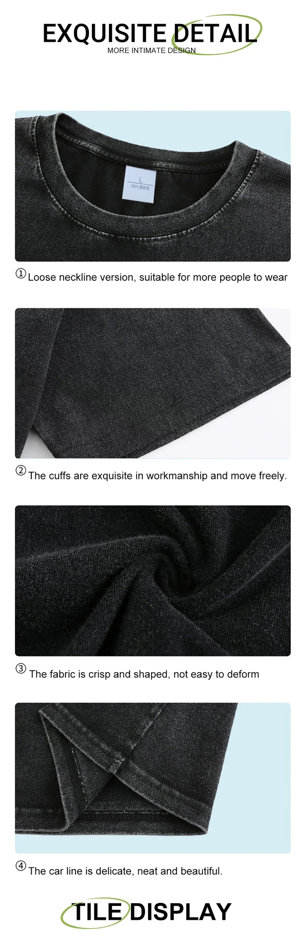 Yosemite National Papk Prints Washed T Shirts Women Cotton T-Shirts Distressed Oversized O-Neck Tops Summer Casual Woman Clothes