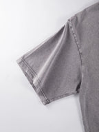 Yosemite National Papk Prints Washed T Shirts Women Cotton T-Shirts Distressed Oversized O-Neck Tops Summer Casual Woman Clothes