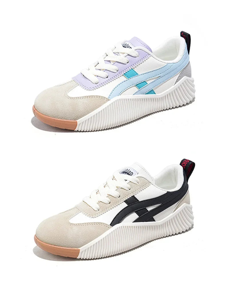Women's Spring 2025 New Casual Sports Shoes Women Sneakers Round Toe High Quality Shoes Ladies Platform Shoes