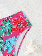 High Waist Swimsuit Sexy Halter Bikini 2025 Women Printed Swimwear Female Bathers Swimming Bathing Swim Suit Summer Beachwear