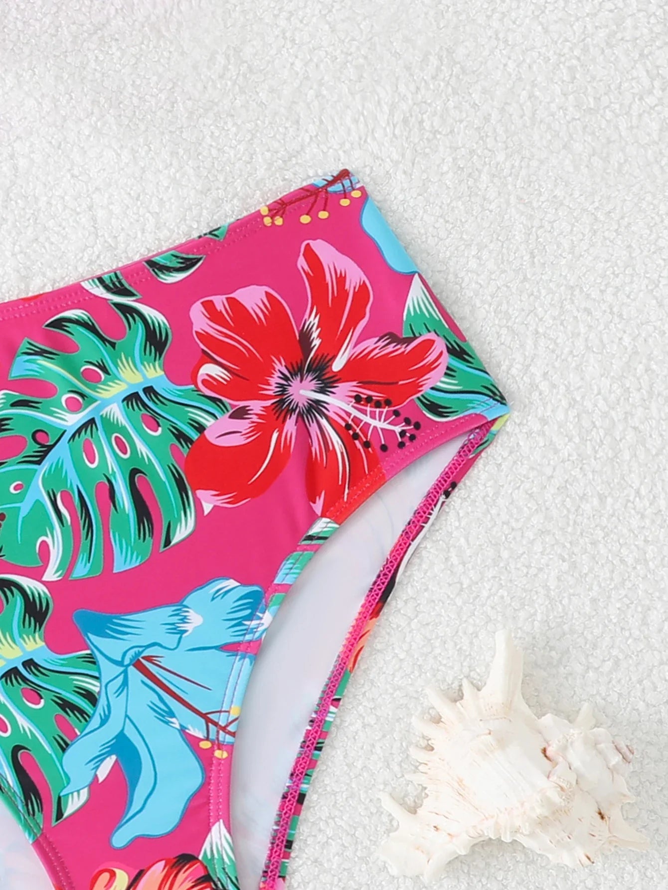 High Waist Swimsuit Sexy Halter Bikini 2025 Women Printed Swimwear Female Bathers Swimming Bathing Swim Suit Summer Beachwear