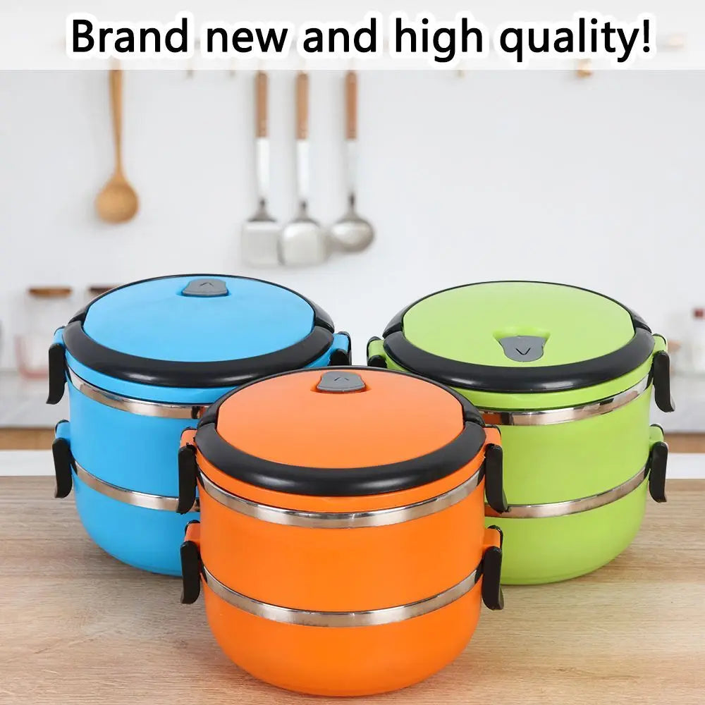 Hot Food Flask Stainless Steel Lunch Box Portable Thermos Vacuum Insulated Trave Warmer Food Container Kitchen Storage