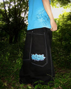 Wexwear Jeans New Y2K Harajuku Hip Hop Letter Embroidered Retro Baggy Jeans Denim Pants Men Women Goth High Waist Wide Trousers