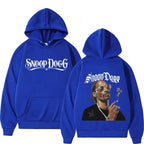 Male Fashion Y2K Long Sleeve Pullovers Sweatshirt Streetwear Vintage Snoop Dogg Graphic Hoodie Men Casual Hip Hop Style Hoodies