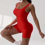 Women's Sexy Backless Tank Rompers Top Bodycon One Piece Halter Sleeveless Bodysuit Short Jumpsuits