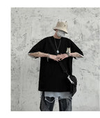 Harajuku Cat Cartoon Eating Noodles Graphic Men Women Tshirts Casual Short Sleeve Tees Japan Style Oversized T Shirt Clothing