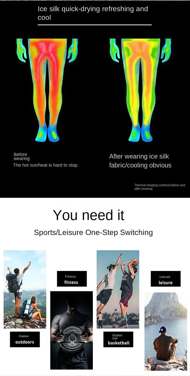 Fake two pieces of summer sports shorts, men's and women's quick drying three point running training itness lining American b