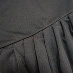 CM.YAYA Plus Size Women's Set Long Sleeve Slash Neck T-Shirt and Shorts 2025 Summer Ruched Two 2 Piece Set Outfits Tracksuit