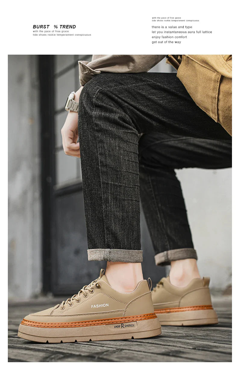 Couple Men's Casual Sneakers Trendy Shoes Men's Shoes2025Summer Breathable Season Comfortable Sneaker