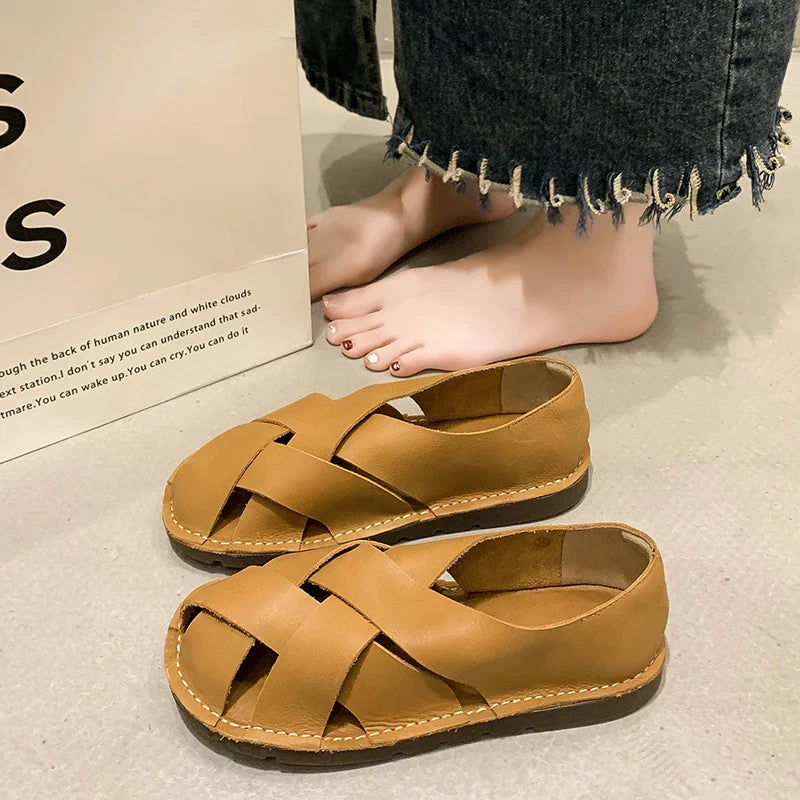 New Women Shoes Sandals Flat Low Heel Sneakers Casual Gladiator Barefoot Loafers Slip-on Summer Spring Comfortable on Promotion
