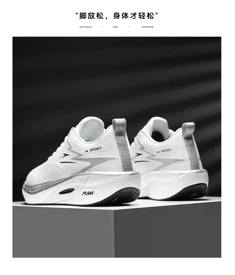 Mens Running Shoes Pro Training Mesh Breathable Flat Sneakers 2024 Trendy Couple Tennis Shoes for Men and Women Big Size