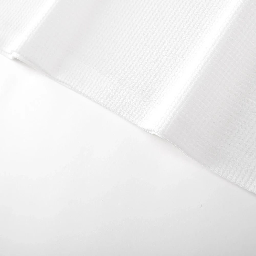 Summer O Neck Short Sleeve t-Shirts For Men Casual Waffle t-Shirt Mens Breathable Soild Tops Fashion t Shirt Tee Man Clothing