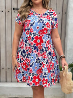 Women's Oversized Woven Dress Casual Bohemian Maxi Summer A-Line Long Dress with Pockets Full Length Clothing