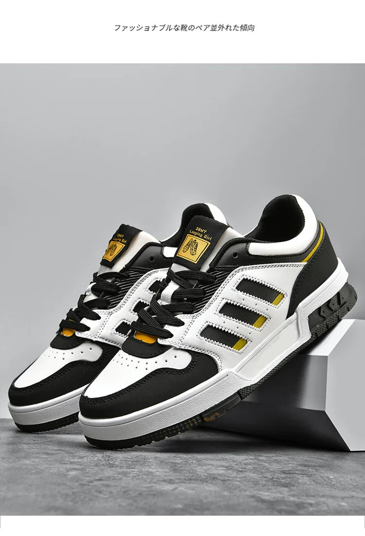 New lace-up breathable sports casual shoes for women classic low top student round head non-slip shoes for men