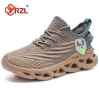 YRZL Casual Sneakers Men's Runing Shoes Outdoor Big Size Lightweight Breathable Mesh Increase Comfortable Sports Shoes for Men