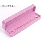 High-end Velvet Jewelry Box Necklace Ring Bracelet Pendant Earrings Storage Wedding Party Gift Box Jewelry Organizer Box Joyero
