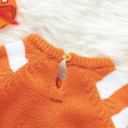 Halloween Baby Bodysuits Pumpkin Knit Newborn Boys Girls O Neck Long Sleeve Onesie Jumpsuits 0-18m Infant Toddler Winter Outfits