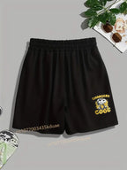 New Funny Snoopy Printed Street Shorts Boy's Girl's Men's Women's Casual Shorts Summer Couple Cartoon Sports Shorts Beach Pants