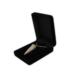 Wholesale Black Velvet Wedding Bride Jewelry Necklace Pendant Box Gift Colar Earrings Trinket Display Case Holder Organizer